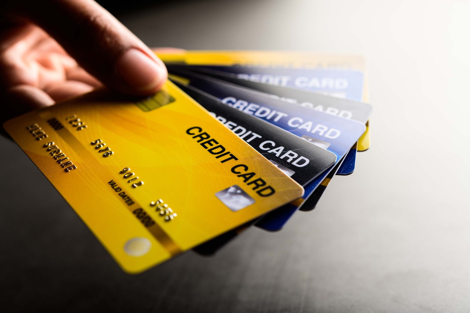 Blue Swift bank cards